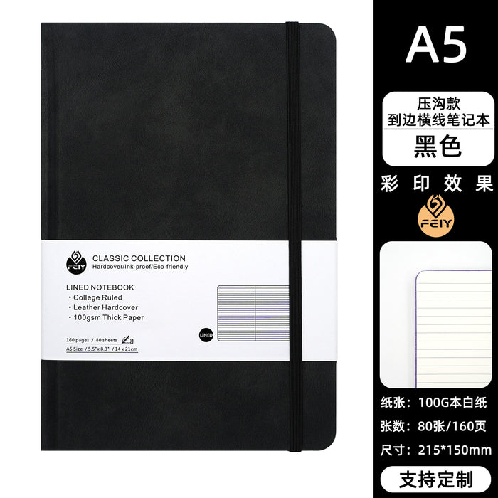 Wholesale Stylish A5 Faux Leather Business Notebook for Everyday Use