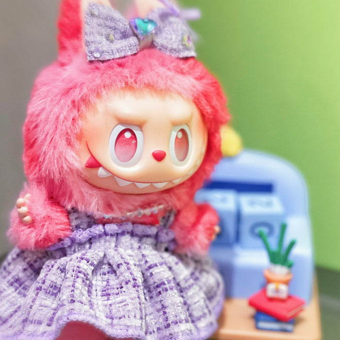 Wholesale Vinyl doll clothes change cute sweet skirt