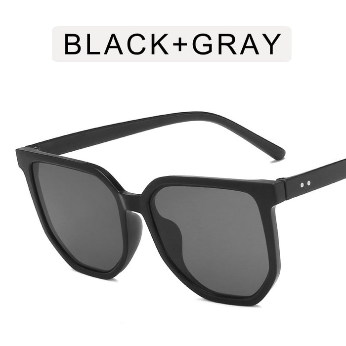 Wholesale Polygonal frame rice nail sunglasses, new fashionable and simple sunglasses, sun shading beach glasses