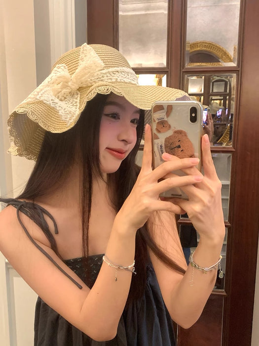 Wholesale New sun hat, outdoor sun protection fisherman hat, fashionable and versatile, ponytail hole duck tongue sun hat