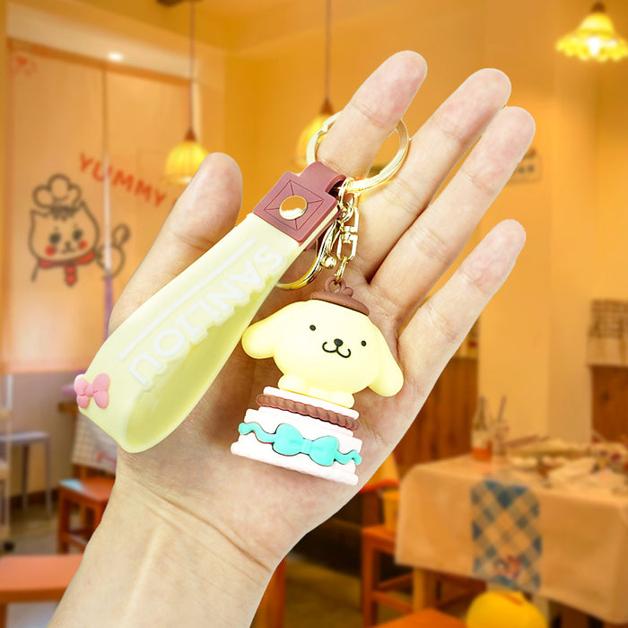 Wholesale PVC Cartoon Doll  Keychain JDC-KC-Yexiang023