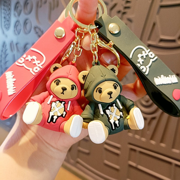 Wholesale Cute 3D Doll Silicone Keychain JDC-KC-MingT137