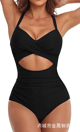 Wholesale Jumpsuit sexy women's swimsuit backless tight cross tie bikini