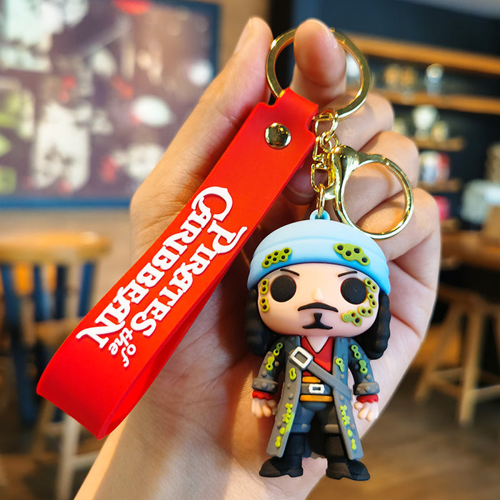 Wholesale Cartoon Doll 3D Rubber Keychain JDC-KC-Tingm055