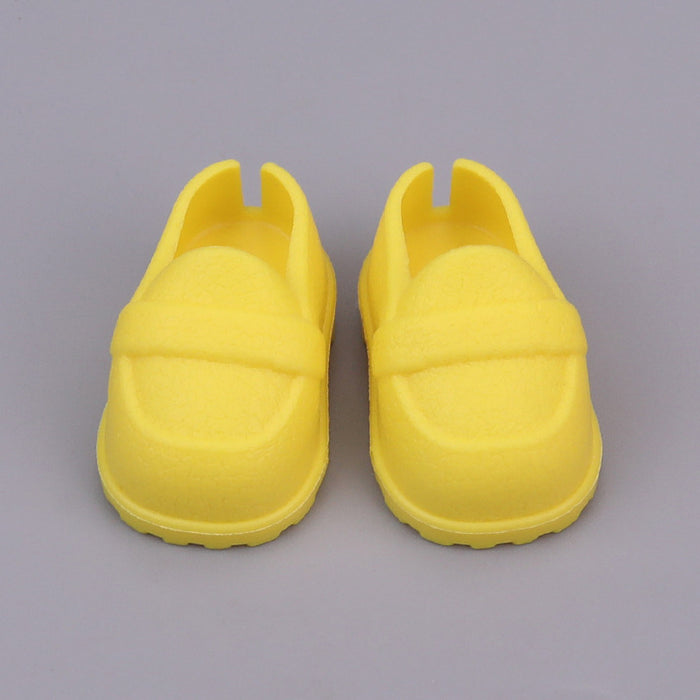 Wholesale Shoes suitable for cotton doll leather pattern shoes toys