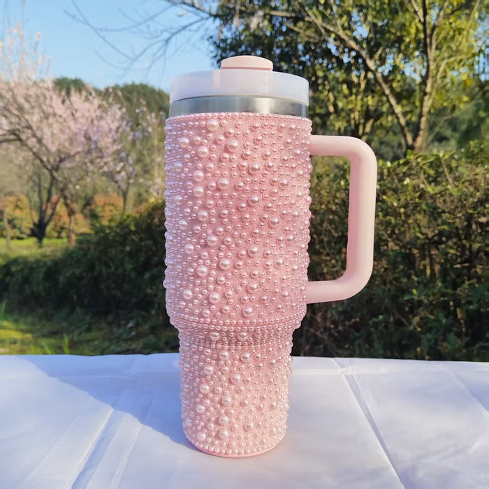 Wholesale stainless steel vacuum beer mug with handle for car with heat preservation and ice-keeping function