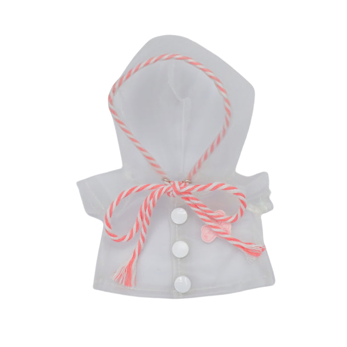 Wholesale Raincoat Dress-Up Dolls Waterproof Hooded Outwear Clothes  Pendant Doll Clothes
