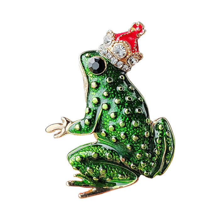 Wholesale full diamond  frog brooch  corsage accessories