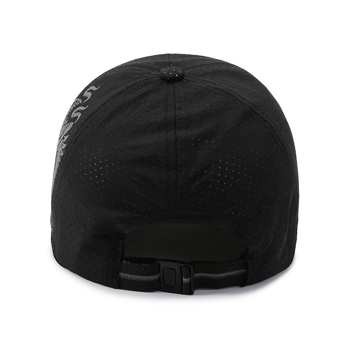Wholesale Quick drying sports baseball cap, simple duckbill cap, fashionable mesh breathable