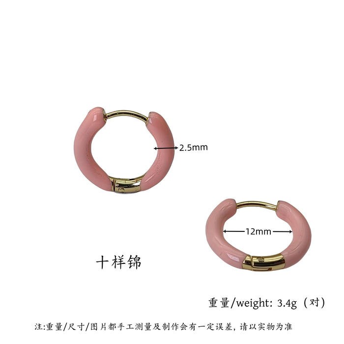 Wholesale Earrings, earrings, light luxury, high-end titanium steel jewelry