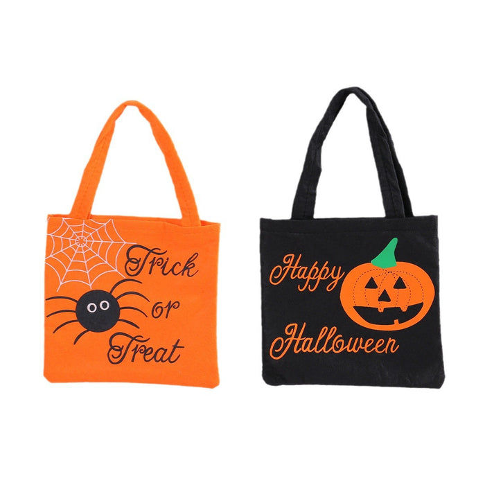 Wholesale  Pumpkin Candy Tote Bag Witch Ghost Festival Shopping Mall Kindergarten Cookie Gift Bag  Decoration