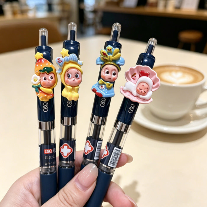 Wholesale Plastic St Tip 0. 5mm Gel Pens Star Design Nurse Doctor Gift Bulk Pack