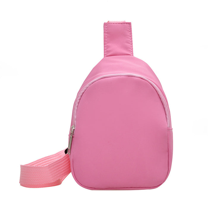 Wholesale Solid Color Simple Children' s Shoulder Bags
