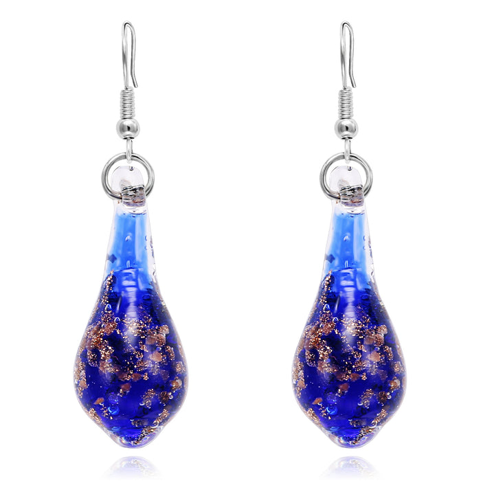 Wholesale Water droplet pendant, glass earrings, jewelry pendant, earring pendant