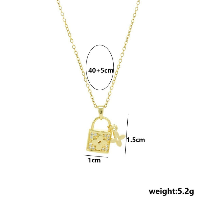 Wholesale Fashionable temperament, titanium steel necklace, niche design, necklace pendant jewelry