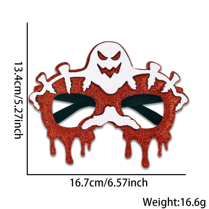 Wholesale  Pumpkin Glasses Decoration Photo Props Children' s Ghost Festival Party Dress-up Horror Bat Skull Glasses