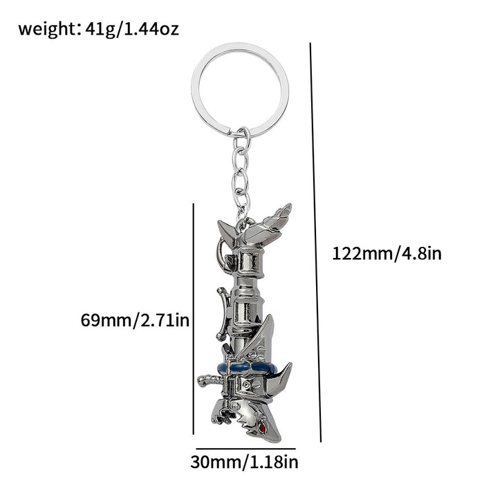 Wholesale Metal Pendant Keychain JDC-KC-ShaoH006