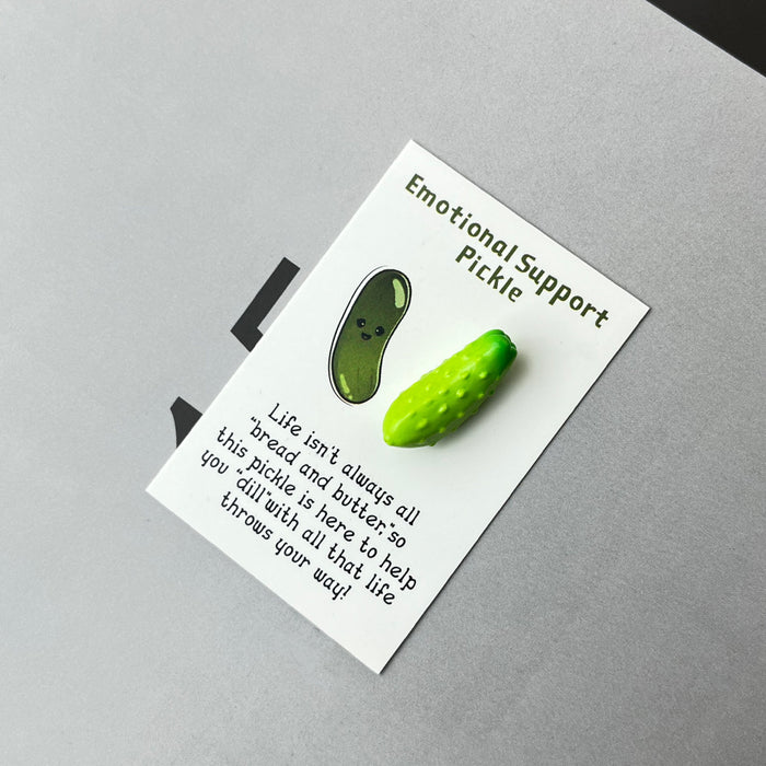 Wholesale creative cucumber pocket Decorations hug card