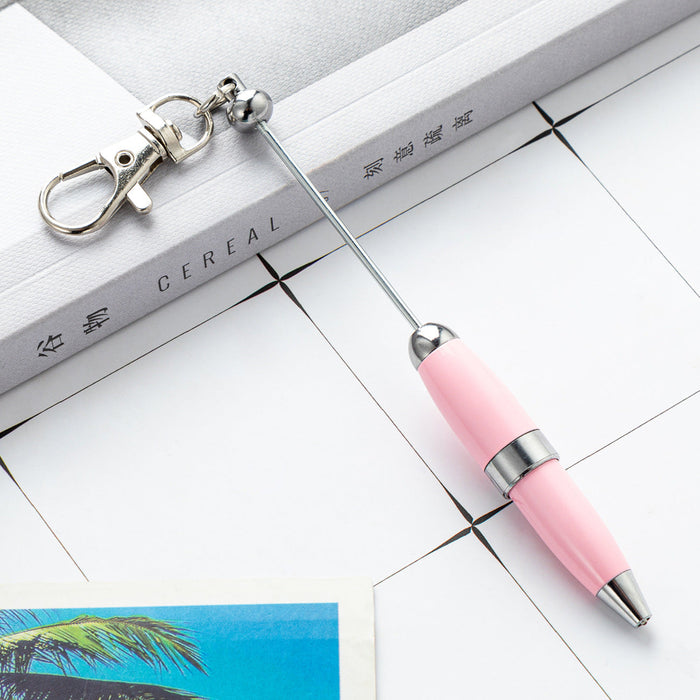 Wholesale 11.9cm Beadable Pens Portable Mini Pen Metal Pen DIY Keychain Bar JDC-PN-HuaH051