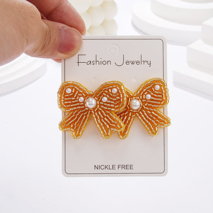 Wholesale Holiday Style Bow Earrings