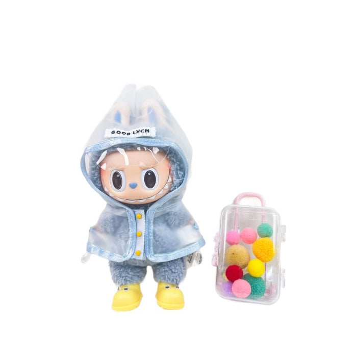 Wholesale Doll Clothes Accessories Clothes Replacement Sitting Party Cute Cool Raincoat Suit