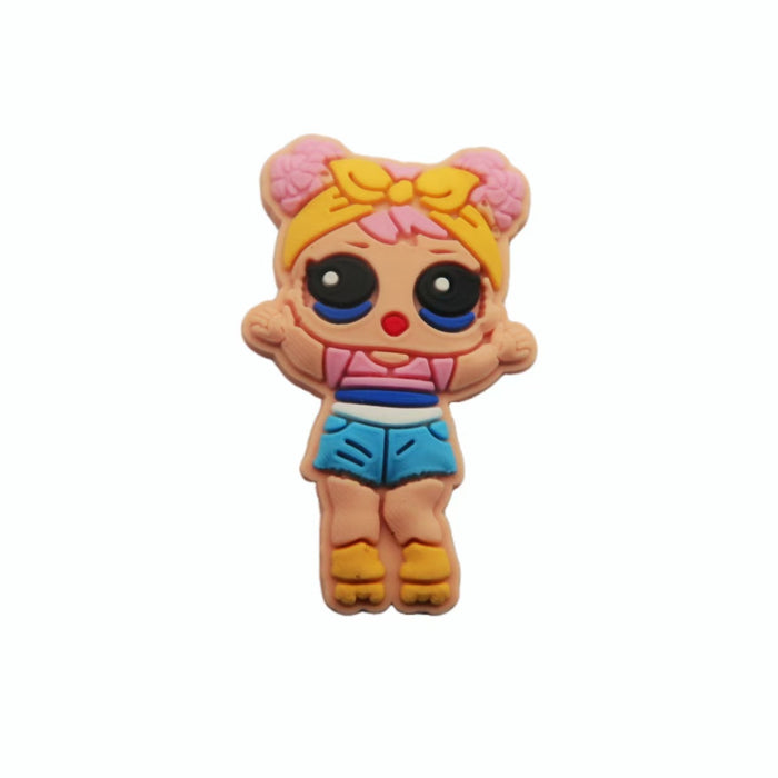 Wholesale 100pcs Anime Character Shoes Flower Shoes Buckle Hole Shoes Garden Shoes Accessories Buckle Decoration Buckle