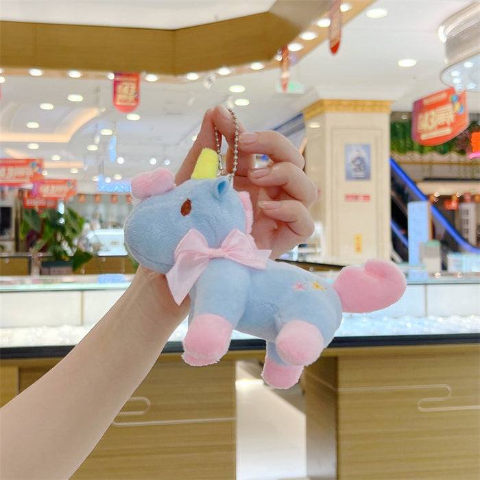 Wholesale Unicorn doll rainbow pony plush toy doll