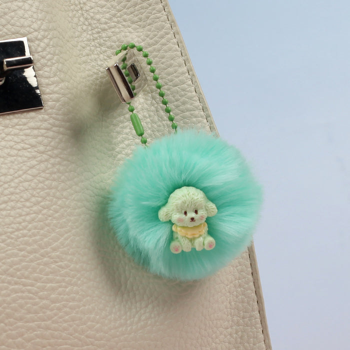 Wholesale Plush Pom Pom Keychain Fashion Accessory For Bags And Gifts