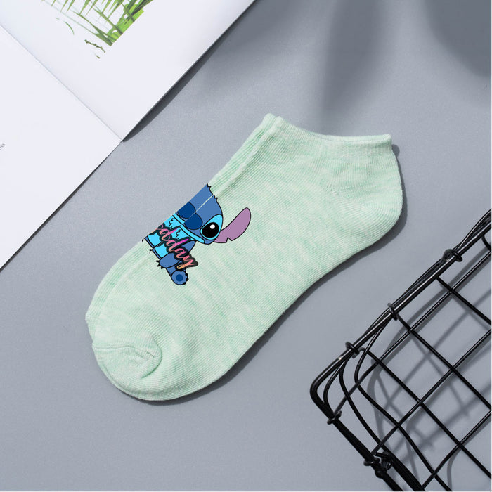 Wholesale Cartoon Short Cotton Socks JDC-SK-WuDuomei005