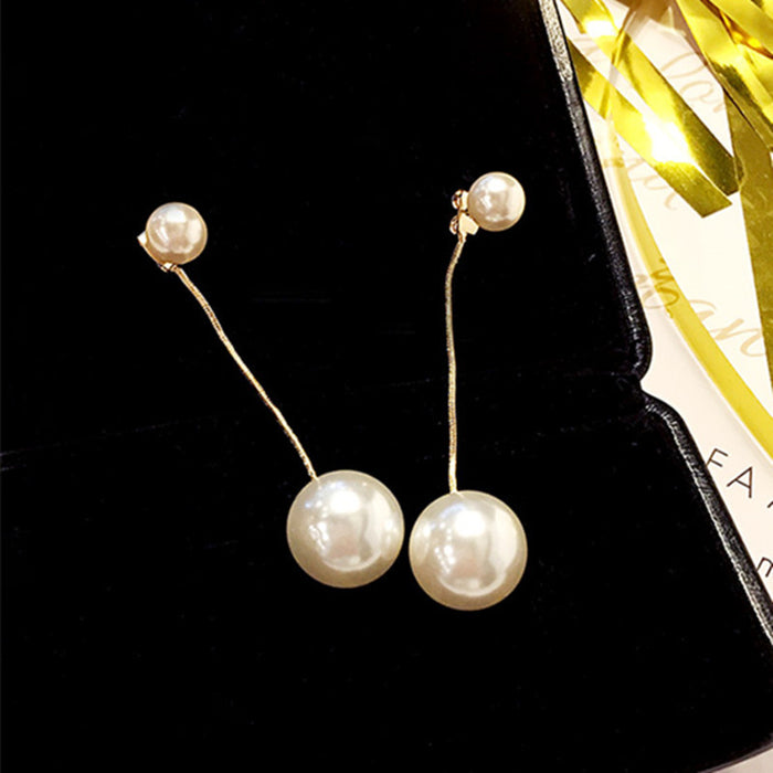 Wholesale Pearl earrings temperament earrings personality versatile pendant long
