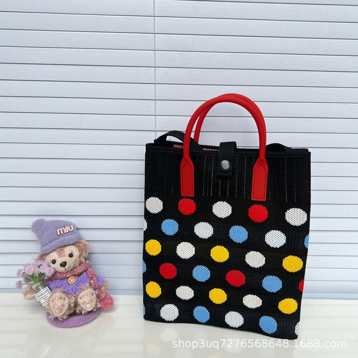 Wholesale Cute cartoon knitted bag,  knitted handbag,  crossbody shoulder bag,  must-have for travel