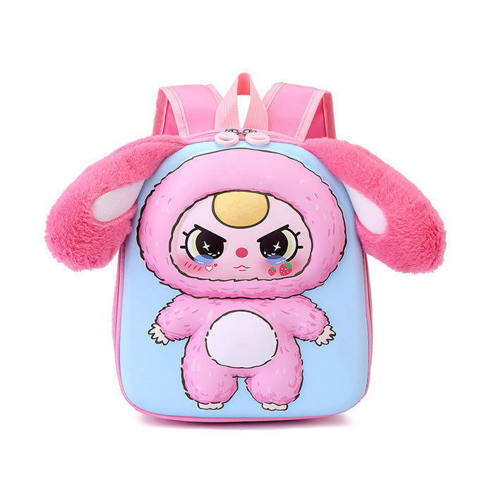 Wholesale Children's Schoolbag Plush Doll Cartoon Backpack Gift