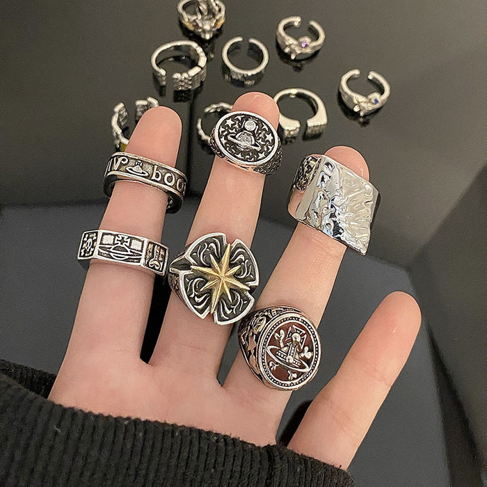 Wholesale Vintage new vintage ring with adjustable ring design, niche design