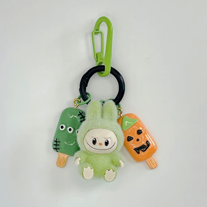 Wholesale  Flocked Mini Toys Cute Gifts Baby-Free Keychain Cartoon Bag Car Key Pendant Decoration