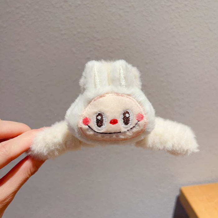 Wholesale Plush Hair Clip Furry Large Cartoon Hair Clip on the Back of the Head Internet Celebrity Hair Clip Headband Bangs