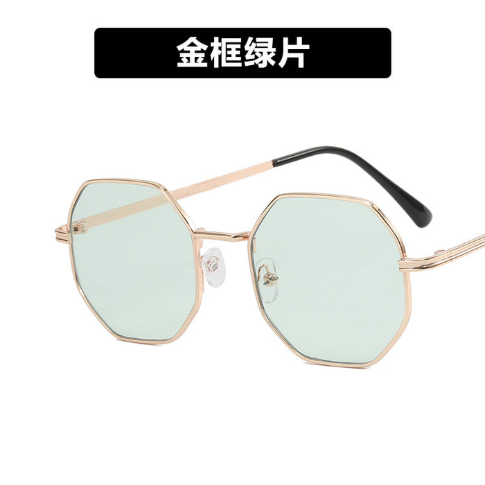 Wholesale Fashion polygon sunglasses, new street photography personalized sunglasses
