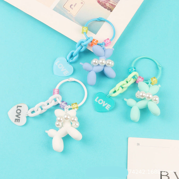 Wholesale  Car Keychain Pendant  Opening Ring Chain Love Accessories  Women's Bag Decoration