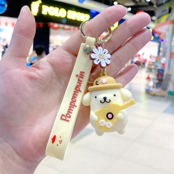 Wholesale Cartoon Cat Keychain Cute Car Key Accessory Metal Fashion Gift MOQ≥2
