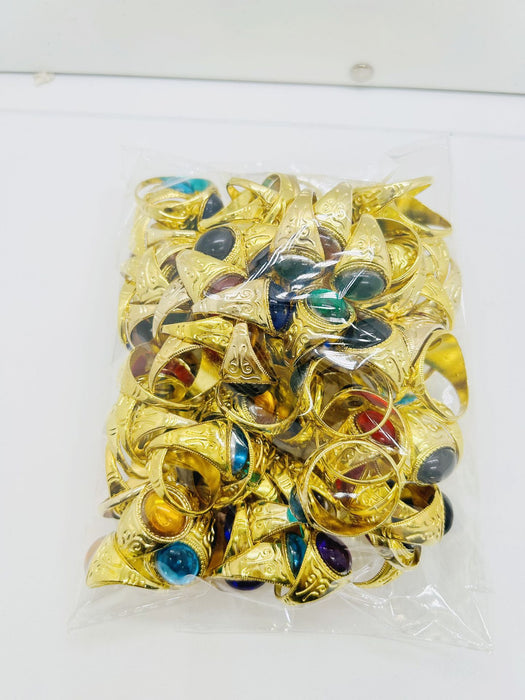 Wholesale Imitation gemstone men' s ring jewelry box vintage jewelry