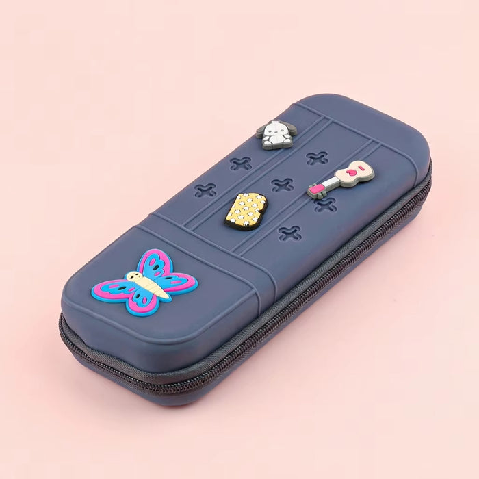Wholesale Cute Cartoon Silicone Pencil Case DIY Creative Students Stationery Organizer Bag MOQ≥10