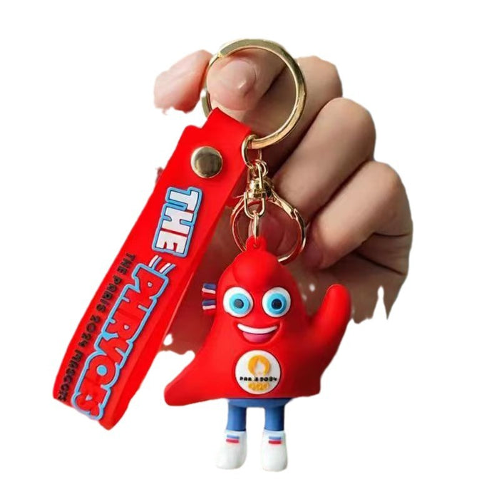 Wholesale PVC Mascot Keychain JDC-KC-Shanm006