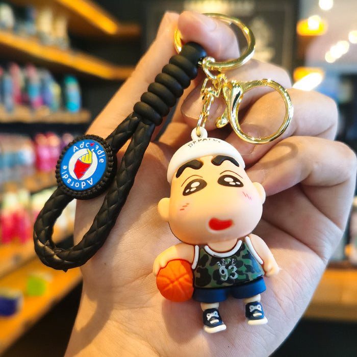 Wholesale   Cartoon  key chain couple car personality key chain  bag pendant