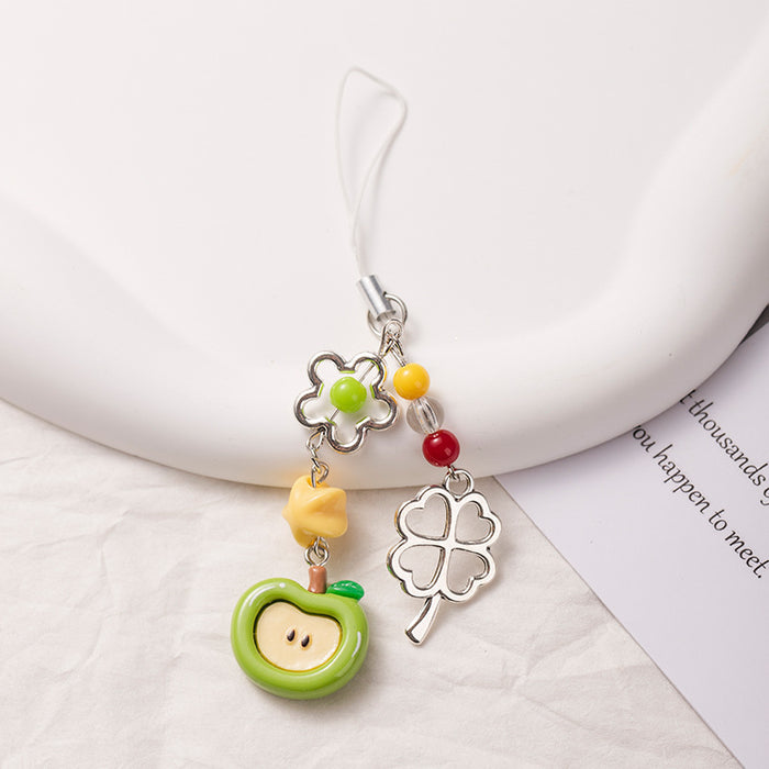 Wholesale Beaded Phone Strap Pendant Camera Strap Bag Pendant Ins Style Keychain