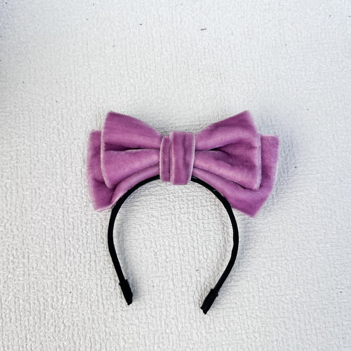 Wholesale Doll clothes sit party cloth cloth clothes accessories velvet bow hairband