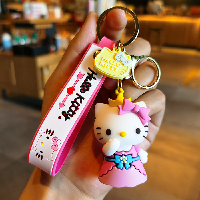 Wholesale Cartoon Doll Silicone Keychain JDC-KC-Tingm203