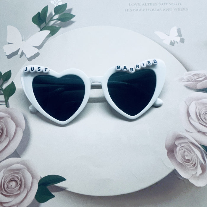 Wholesale Amazon Letter Peach Heart Sunglasses Sunglasses Glasses
