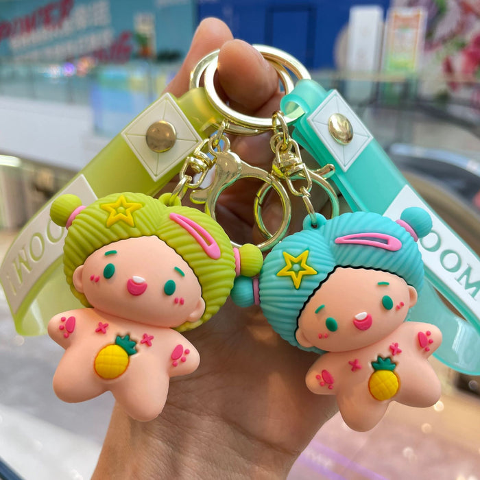 Wholesale Keychain Cute Doll Backpack Pendant Car Keychain Pendant