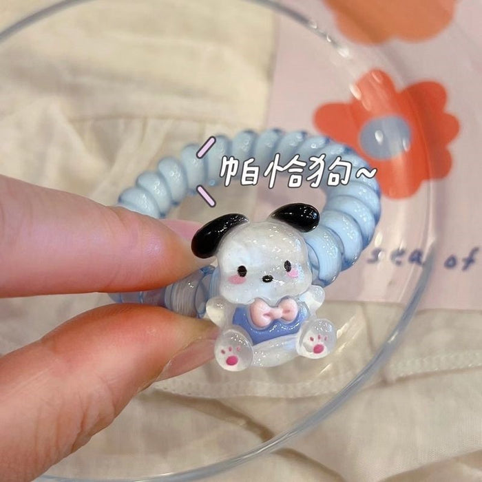 Wholesale Children's Cartoon Resin Hair Cord JDC-HS-Hengy002