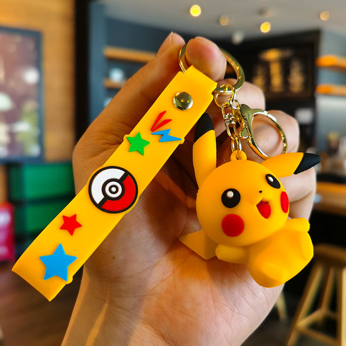 Wholesale Cartoon Doll Silicone Keychain JDC-KC-Tingm133