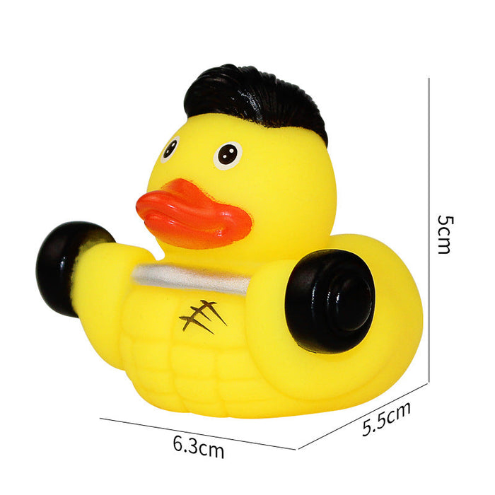Wholesale Creative duck toy pinch sound baby bath toy